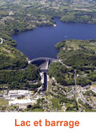 Lac et barrage de Bort les Orgues